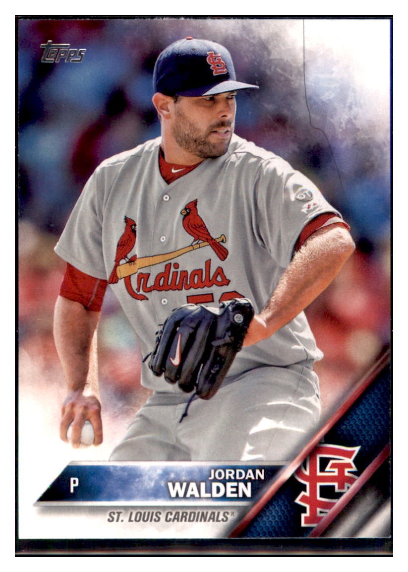 2016 Topps Jordan Walden  St. Louis Cardinals #106 Baseball card   MATV4 simple Xclusive Collectibles