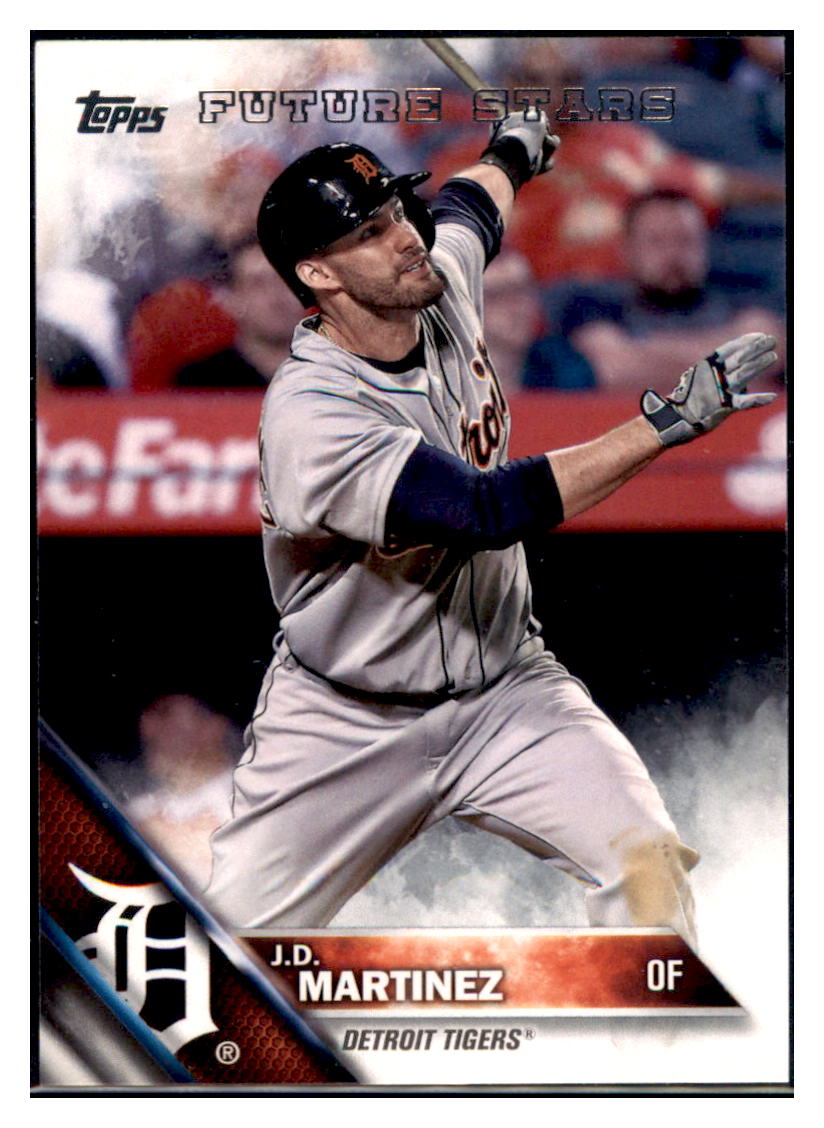 2016 Topps J.D. Martinez Detroit Tigers #110 Baseball card MATV4 simple Xclusive Collectibles