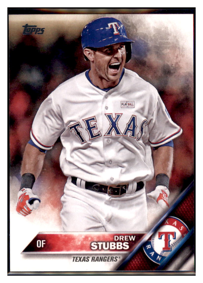 2016 Topps Update Drew Stubbs  Texas Rangers #US143 Baseball card   MATV4 simple Xclusive Collectibles