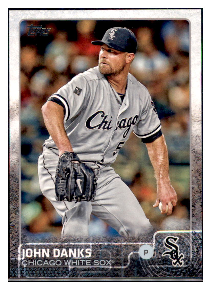 2015 Topps John Danks  Chicago White Sox #524 Baseball card   MATV4 simple Xclusive Collectibles