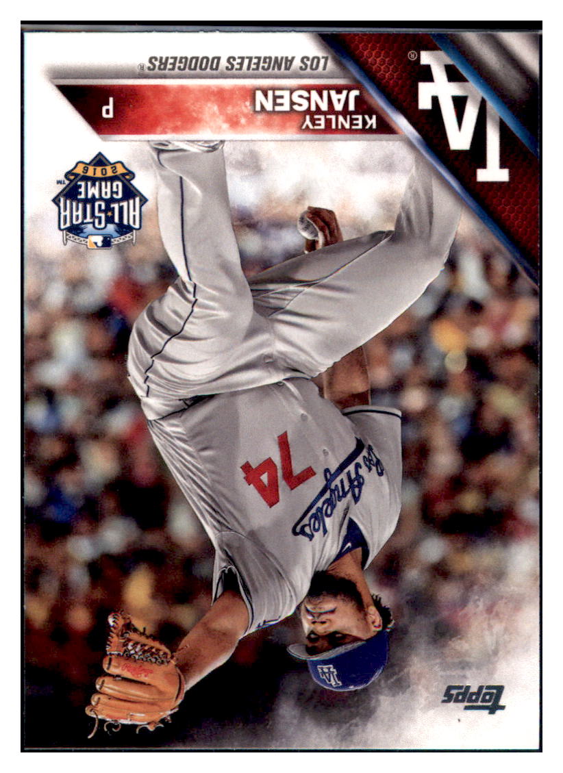 2016 Topps Update Kenley Jansen Los Angeles Dodgers #US172 Baseball
card MATV4_1a simple Xclusive Collectibles