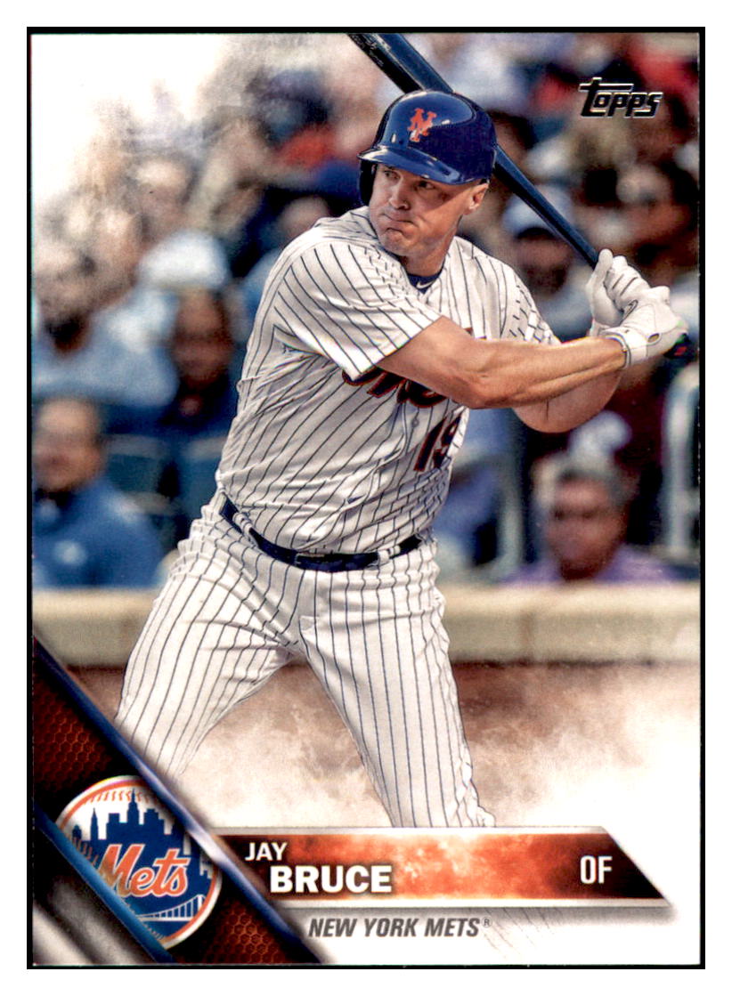 2016 Topps Update Jay Bruce  New York Mets #US78 Baseball card   MATV4 simple Xclusive Collectibles