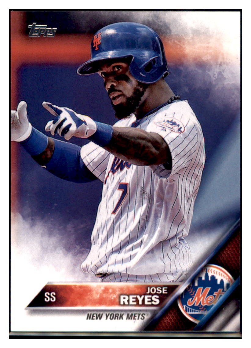 2016 Topps Update Jose Reyes  New York Mets #US132 Baseball card   MATV4 simple Xclusive Collectibles