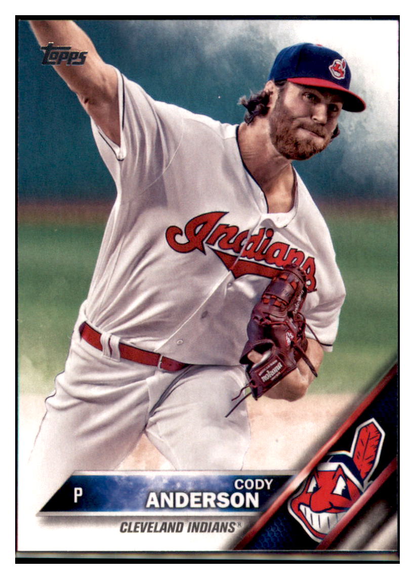 2016 Topps Update Cody Anderson Cleveland Indians #US264 Baseball card MATV4_1b simple Xclusive Collectibles