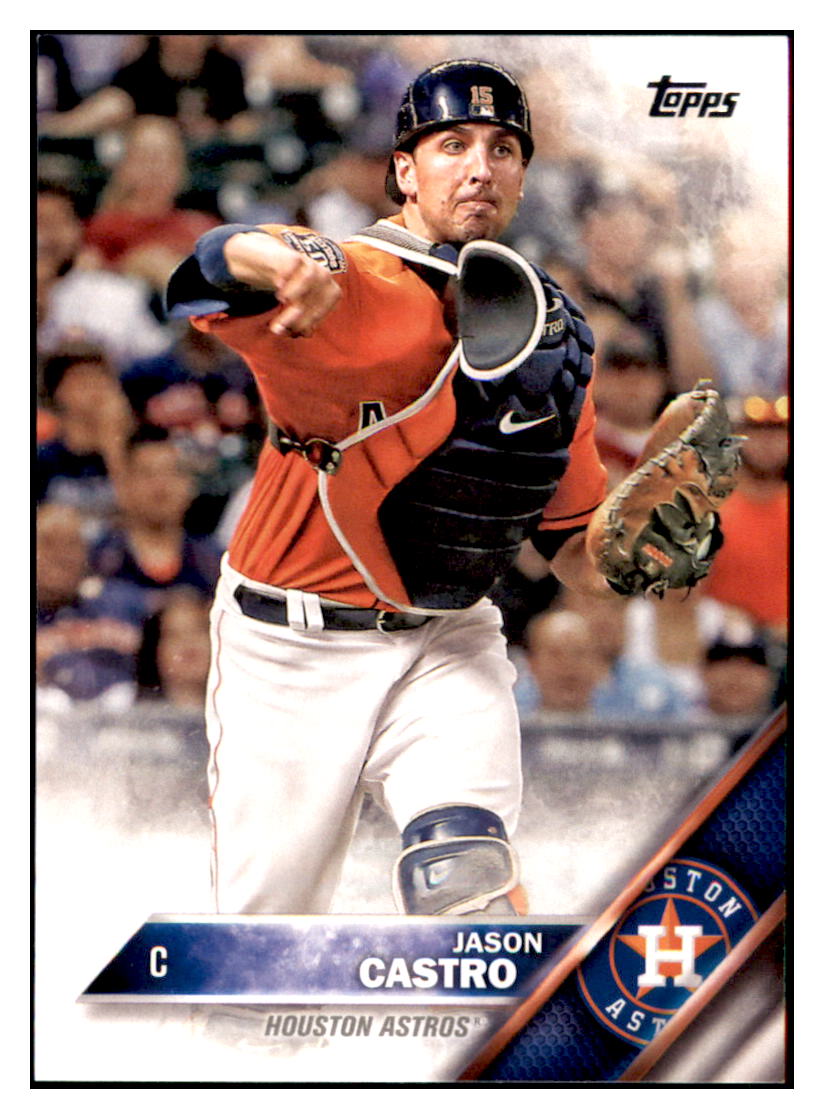 2016 Topps Houston Astros Jason
  Castro  Houston Astros #HA-9 Baseball
  card   MATV4 simple Xclusive Collectibles   