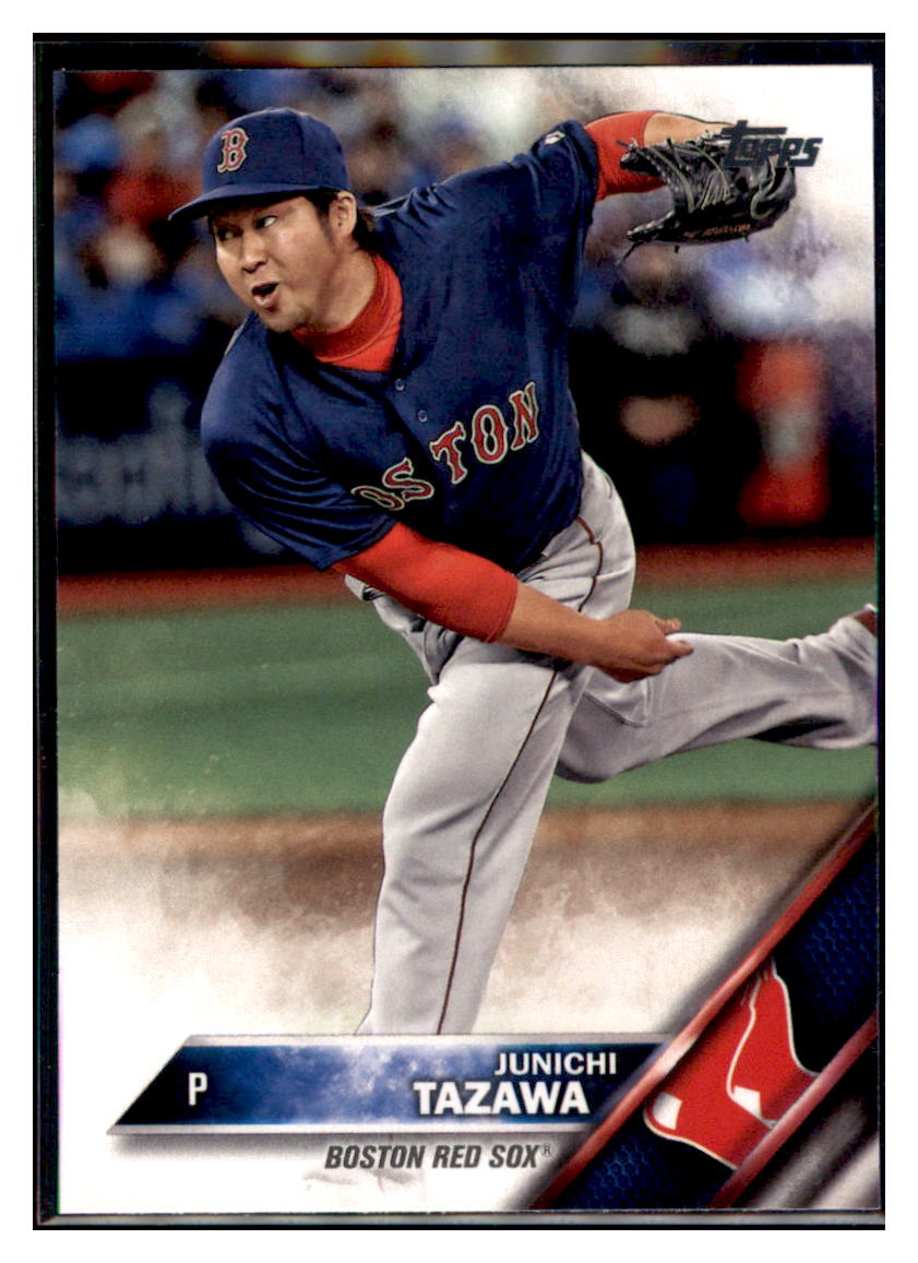 2016 Topps Update Junichi Tazawa Boston Red Sox #US20 Baseball card MATV4 simple Xclusive Collectibles