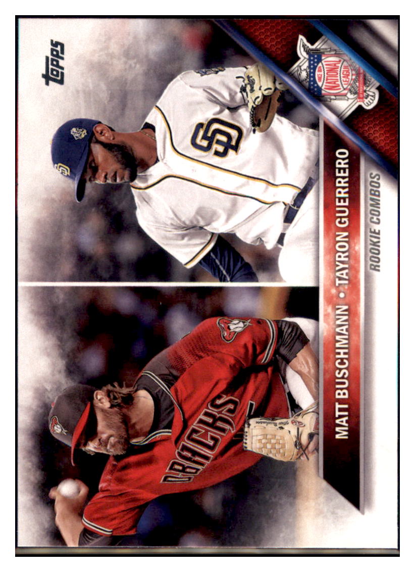 2016 Topps Update Matt Buschmann / Tayron
Guerrero Rookie Arizona Diamondbacks /
San Diego Padres #US147 Baseball card
MATV4 simple Xclusive Collectibles