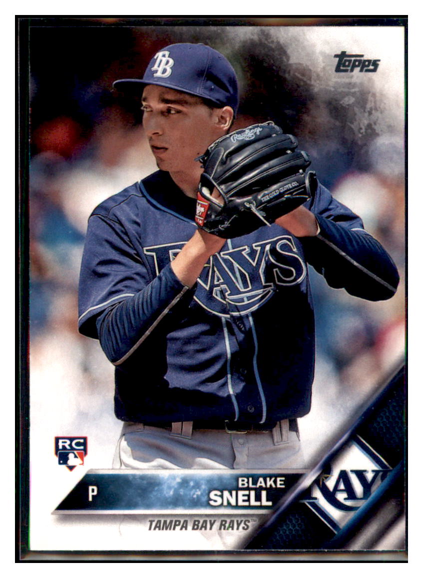 2016 Topps Update Blake Snell Tampa Bay Rays #US67a Baseball card MATV4 simple Xclusive Collectibles