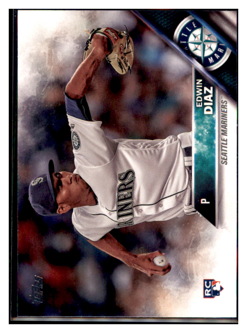 2016 Topps Update Edwin Diaz  Seattle Mariners #US214 Baseball card   MATV4 simple Xclusive Collectibles