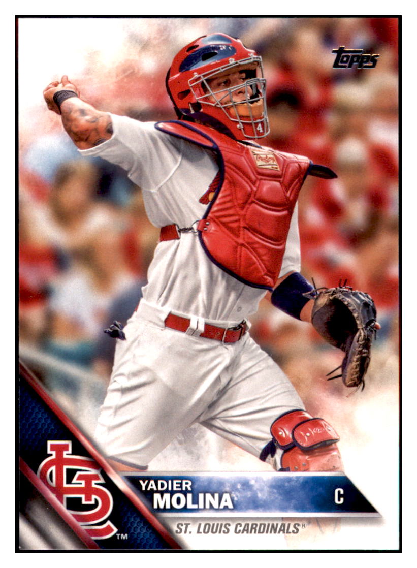 2016 Topps Yadier Molina St. Louis Cardinals #134 Baseball card MATV4 simple Xclusive Collectibles