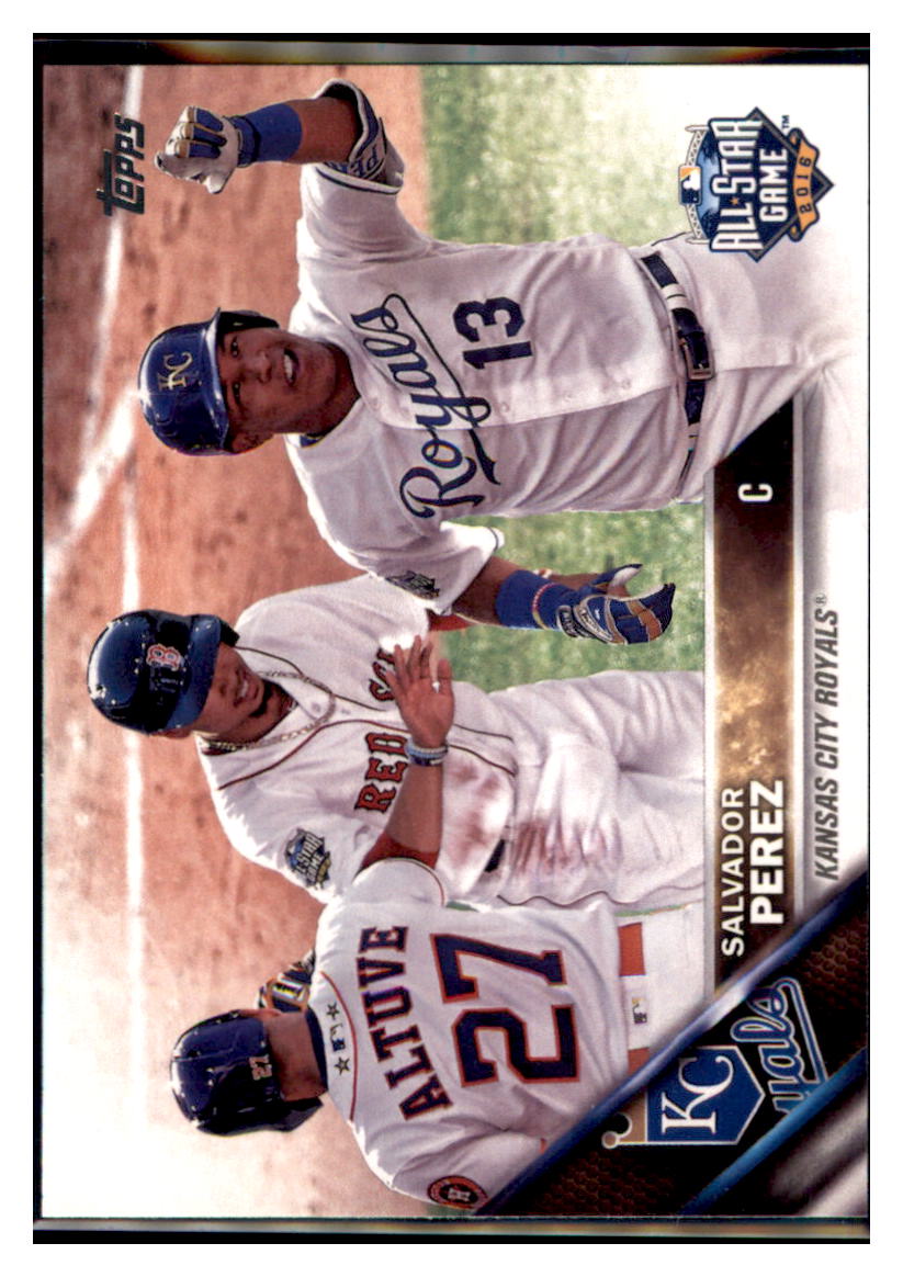 2016 Topps Update Salvador Perez  Kansas City Royals #US206 Baseball
  card   MATV4 simple Xclusive Collectibles