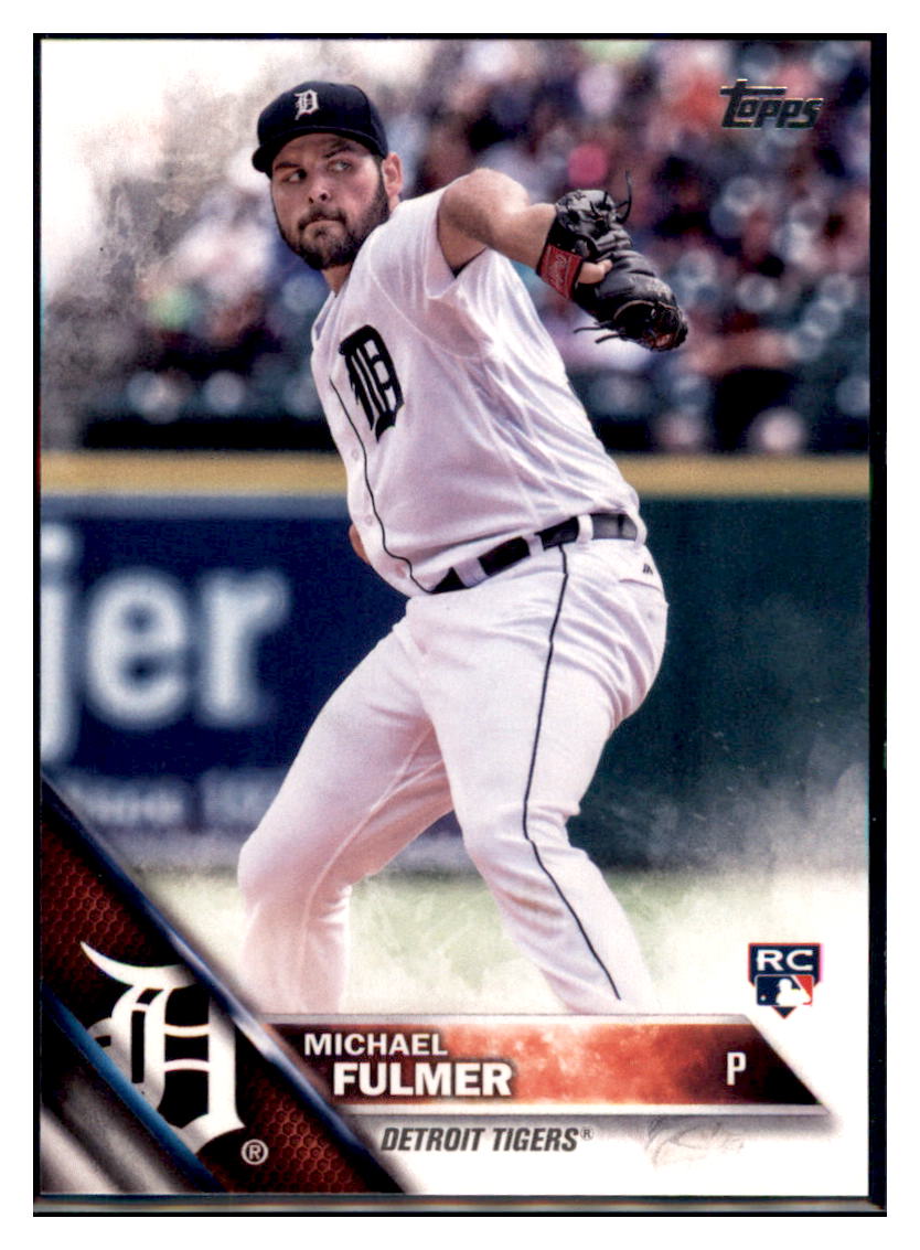 2016 Topps Update Michael Fulmer Detroit Tigers #US152a Baseball card MATV4 simple Xclusive Collectibles