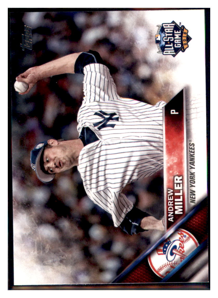 2016 Topps Update Andrew Miller  New York Yankees #US181 Baseball card   MATV4 simple Xclusive Collectibles