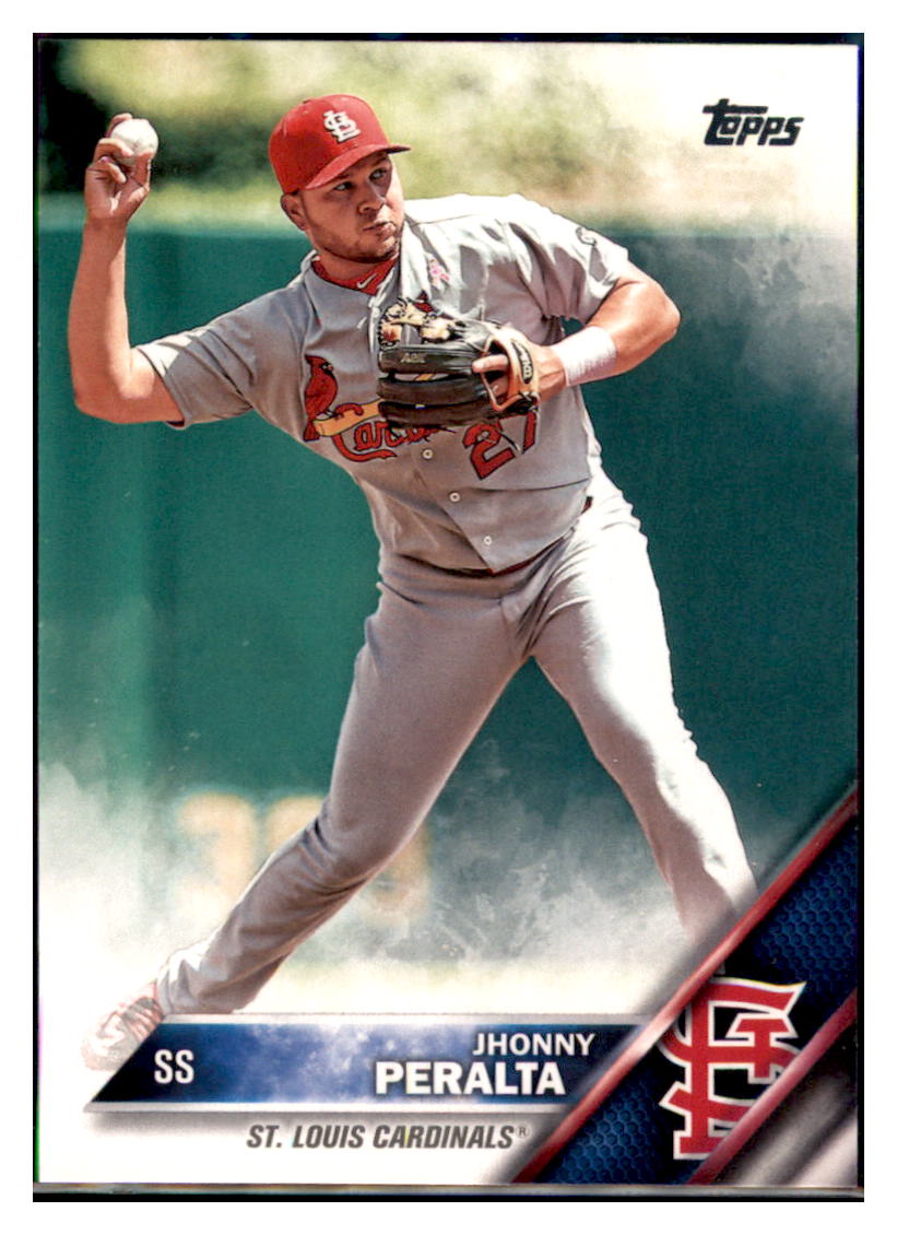 2016 Topps Jhonny Peralta  St. Louis Cardinals #46 Baseball card   MATV4 simple Xclusive Collectibles