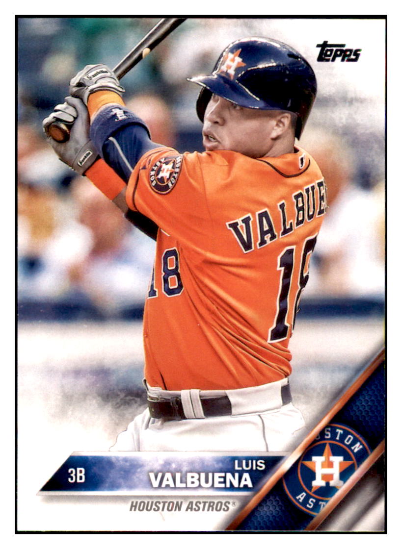 2016 Topps Luis Valbuena Houston Astros #503 Baseball card MATV4 simple Xclusive Collectibles