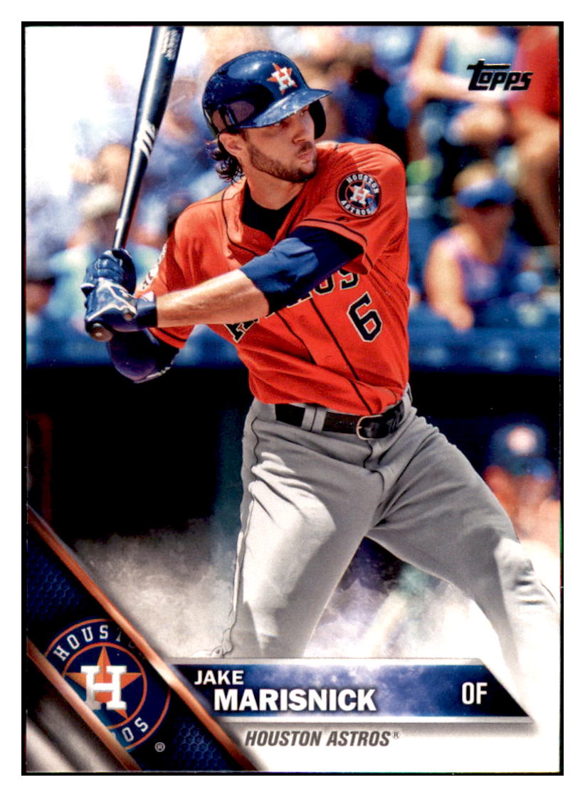 2016 Topps Jake Marisnick Houston Astros #257 Baseball card MATV4 simple Xclusive Collectibles