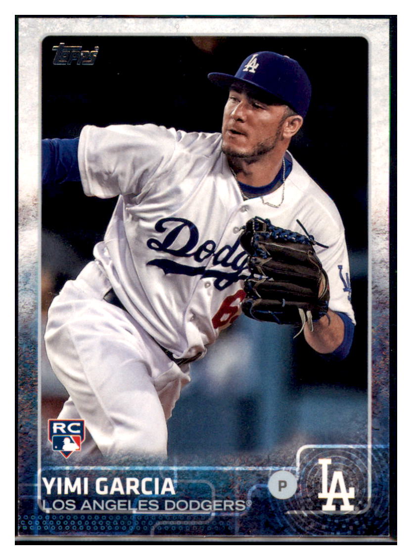 2015 Topps Yimi Garcia Los Angeles Dodgers #191 Baseball card MATV4 simple Xclusive Collectibles