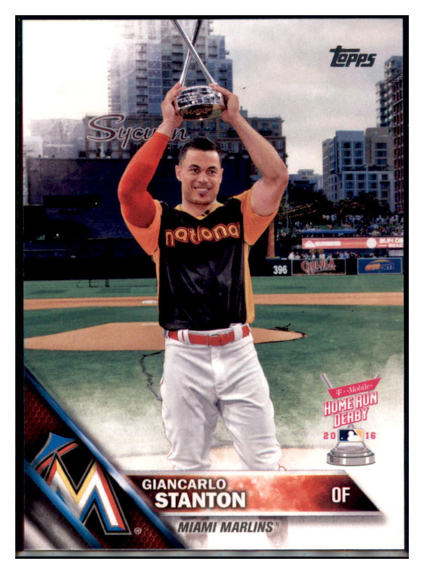 2016 Topps Update Giancarlo Stanton  Miami Marlins #US144 Baseball card   MATV4_1a simple Xclusive Collectibles
