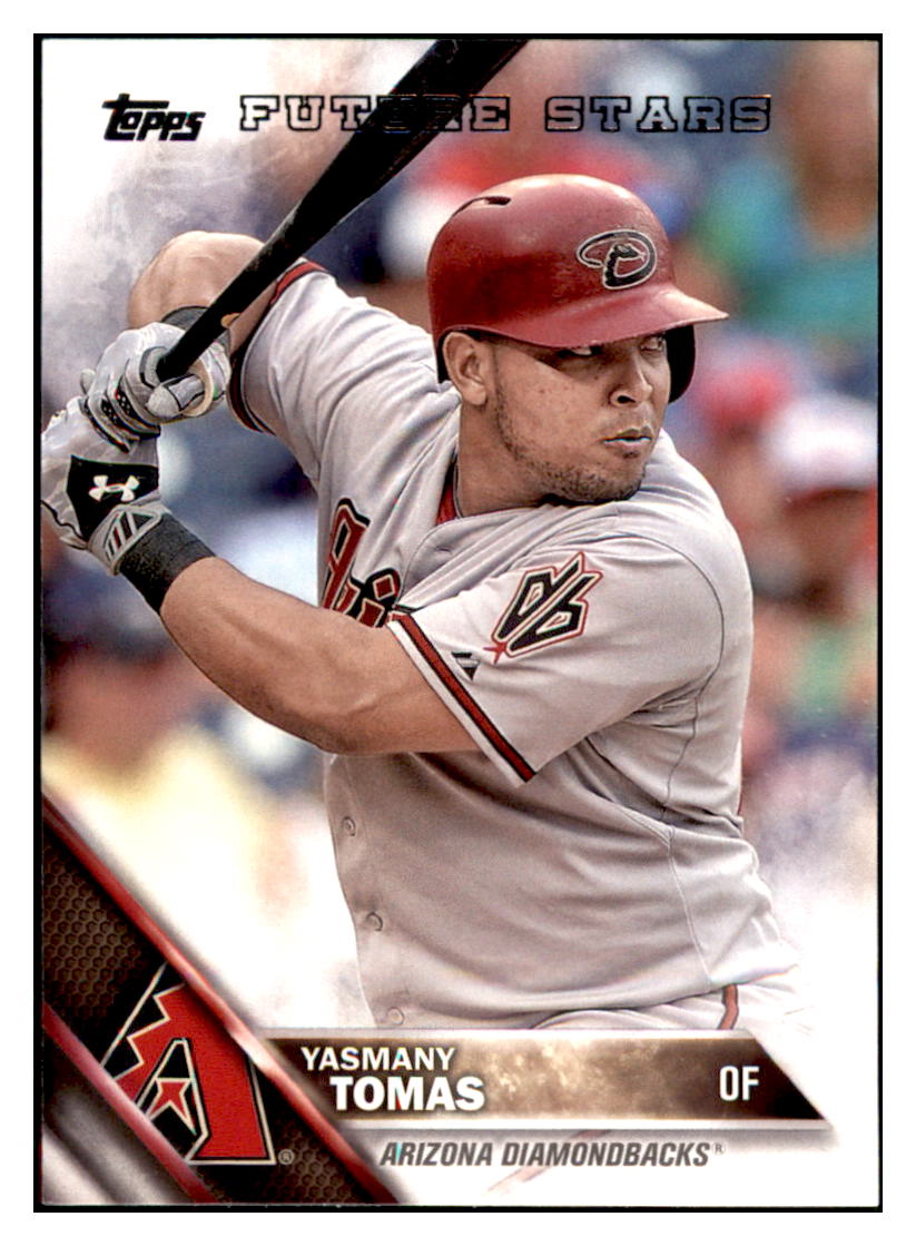 2016 Topps Yasmany Tomas Arizona Diamondbacks #186 Baseball
card MATV4 simple Xclusive Collectibles