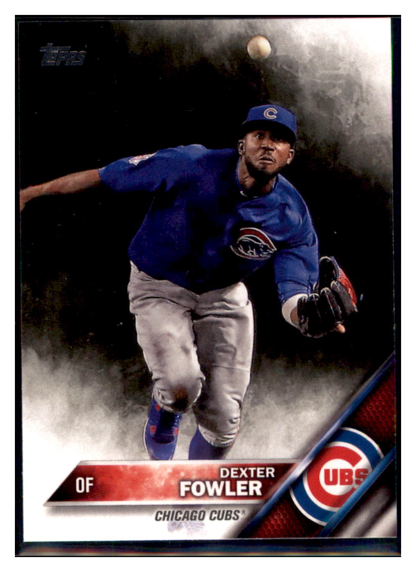 2016 Topps Update Dexter Fowler Chicago Cubs #US137 Baseball card MATV4 simple Xclusive Collectibles