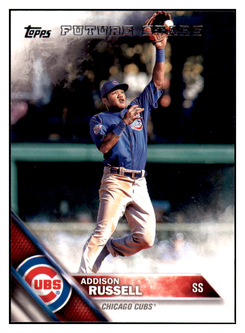 2016 Topps Addison Russell Chicago Cubs #562 Baseball card MATV4 simple Xclusive Collectibles
