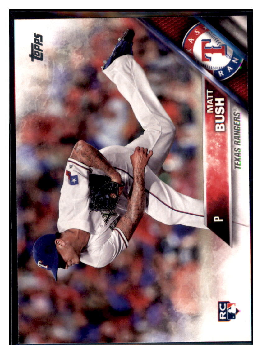 2016 Topps Update Matt Bush Texas Rangers #US235 Baseball card MATV4 simple Xclusive Collectibles