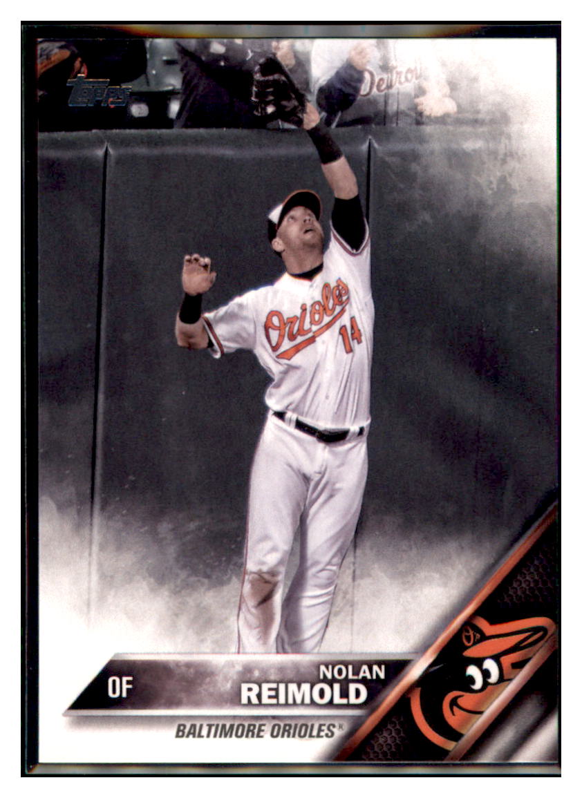 2016 Topps Update Nolan Reimold Baltimore Orioles #US155 Baseball card MATV4_1a simple Xclusive Collectibles