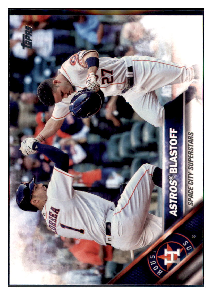 2016 Topps Update Astros Blastoff (Carlos
  Correa / Jose Altuve) VC  Houston
  Astros #US27 Baseball card   MATV4 simple Xclusive Collectibles   