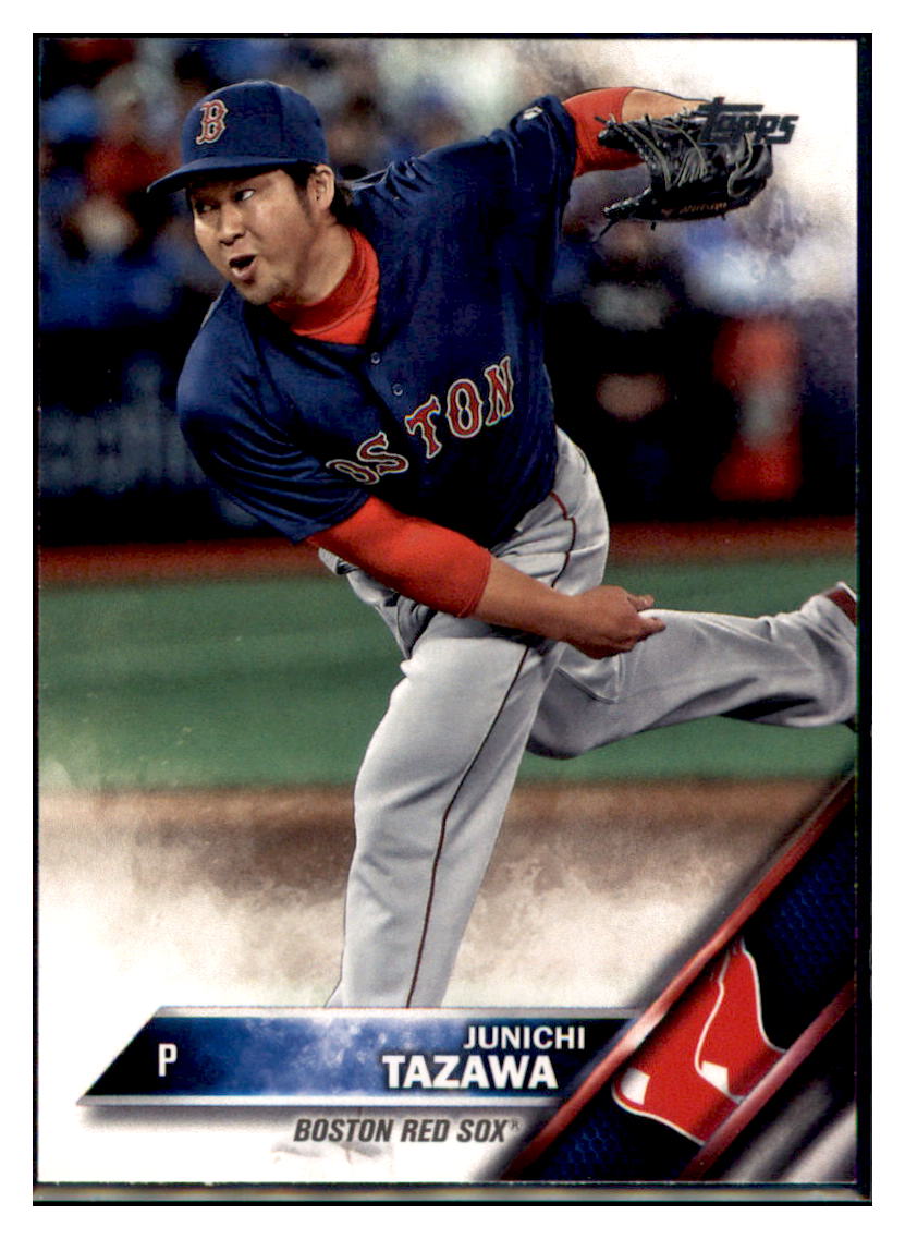 2016 Topps Update Junichi Tazawa  Boston Red Sox #US20 Baseball card   MATV4_1a simple Xclusive Collectibles