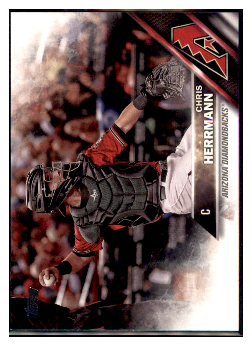 2016 Topps Update Chris Herrmann  Arizona Diamondbacks #US6 Baseball
  card   MATV4 simple Xclusive Collectibles