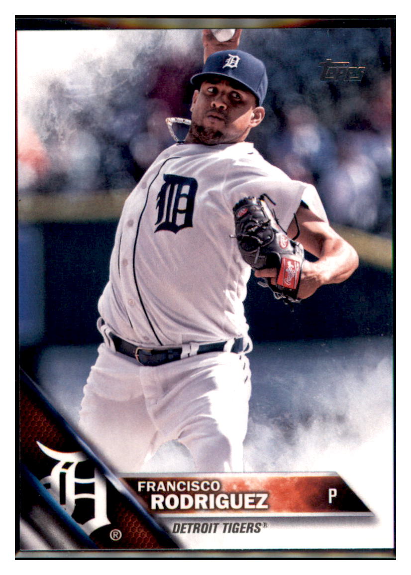 2016 Topps Update Francisco Rodriguez AS Detroit Tigers #US269
  Baseball card   MATV4 simple Xclusive Collectibles   