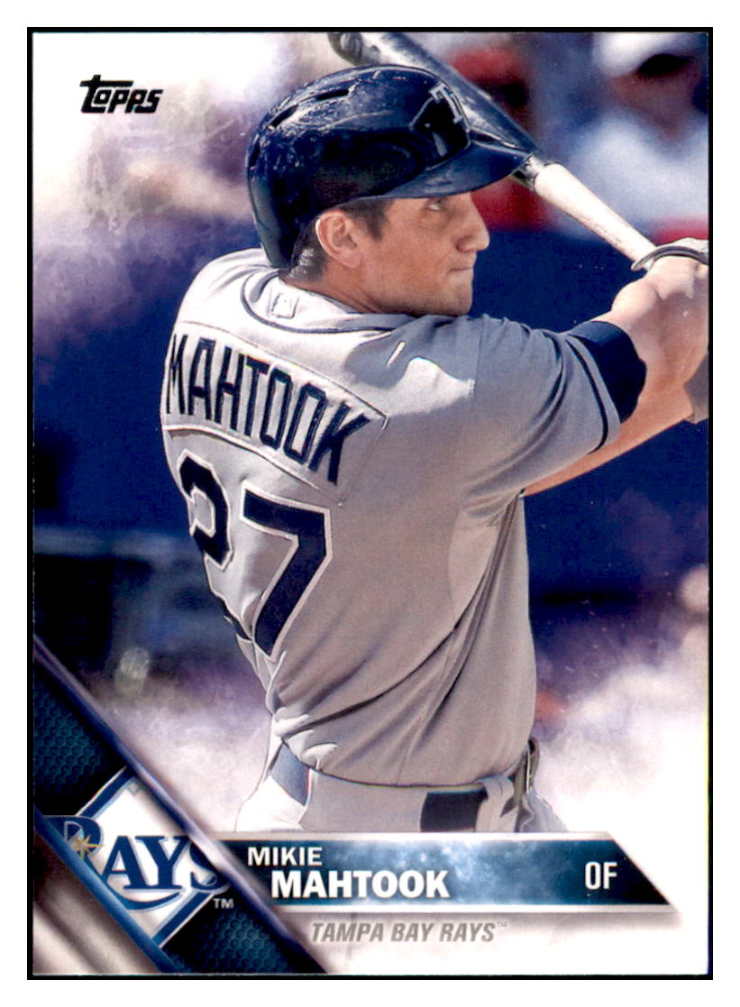 2016 Topps Mikie Mahtook  Tampa Bay Rays #664 Baseball card   MATV4_1a simple Xclusive Collectibles
