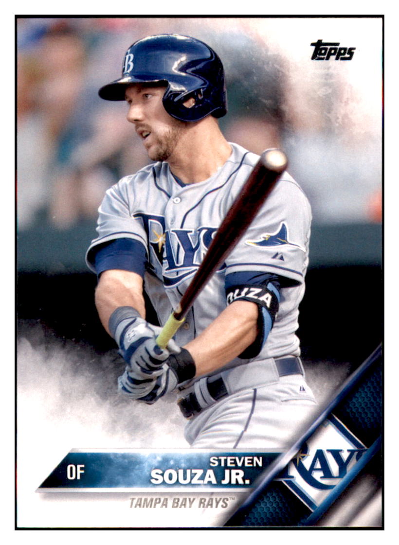 2016 Topps Steven Souza Jr. Tampa Bay Rays #324 Baseball card MATV4 simple Xclusive Collectibles