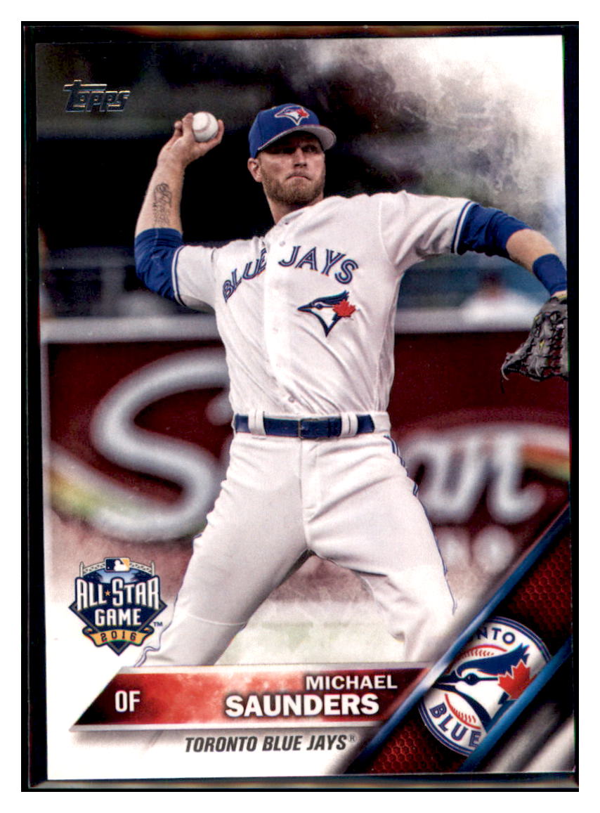 2016 Topps Update Michael Saunders ASG Toronto Blue Jays #US267 Baseball card MATV4 simple Xclusive Collectibles