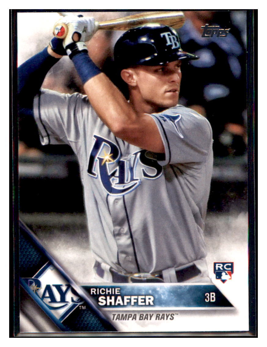 2016 Topps Richie Shaffer  Tampa Bay Rays #3 Baseball card   MATV4 simple Xclusive Collectibles