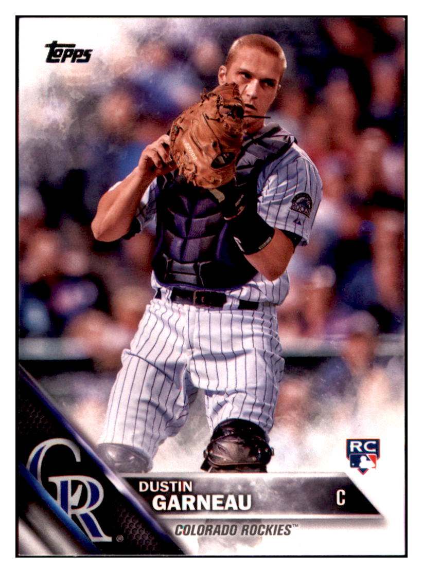 2016 Topps Dustin Garneau Colorado Rockies #51 Baseball card MATV4 simple Xclusive Collectibles