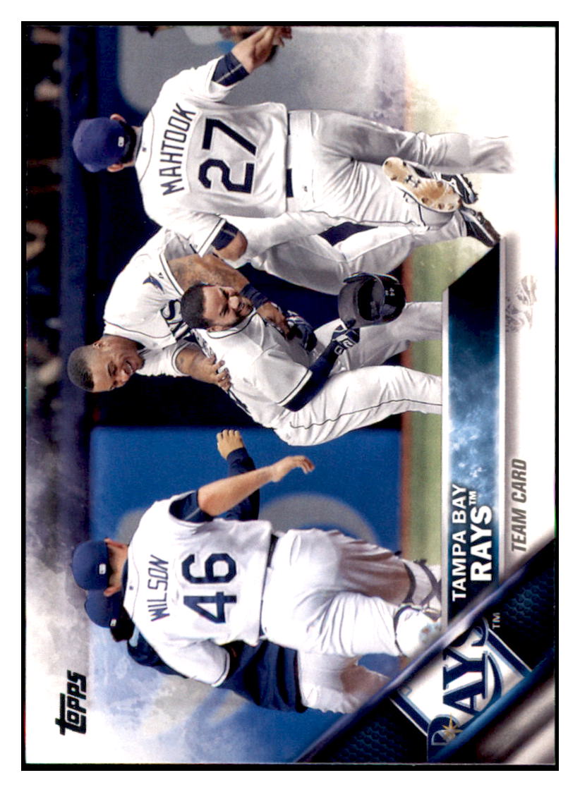 2016 Topps Tampa Bay Rays SN2016, TC  Tampa Bay Rays #537 Baseball card   MATV4 simple Xclusive Collectibles