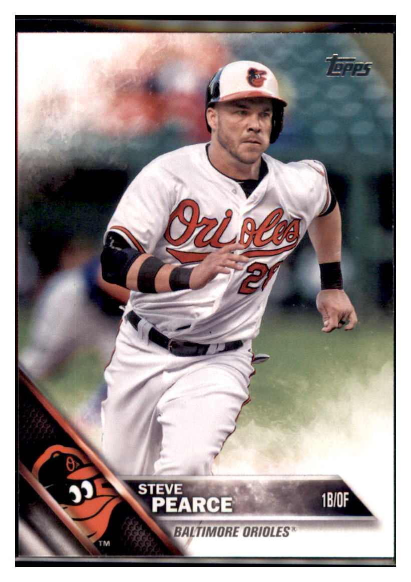 2016 Topps Update Steve Pearce Baltimore Orioles #US51 Baseball card MATV4_1a simple Xclusive Collectibles