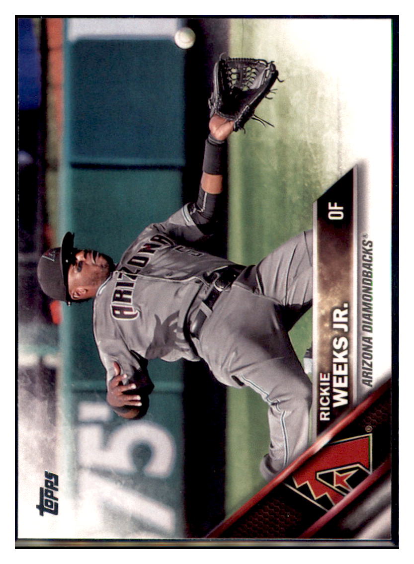 2016 Topps Update Rickie Weeks Jr. Arizona Diamondbacks #US240 Baseball
card MATV4_1b simple Xclusive Collectibles