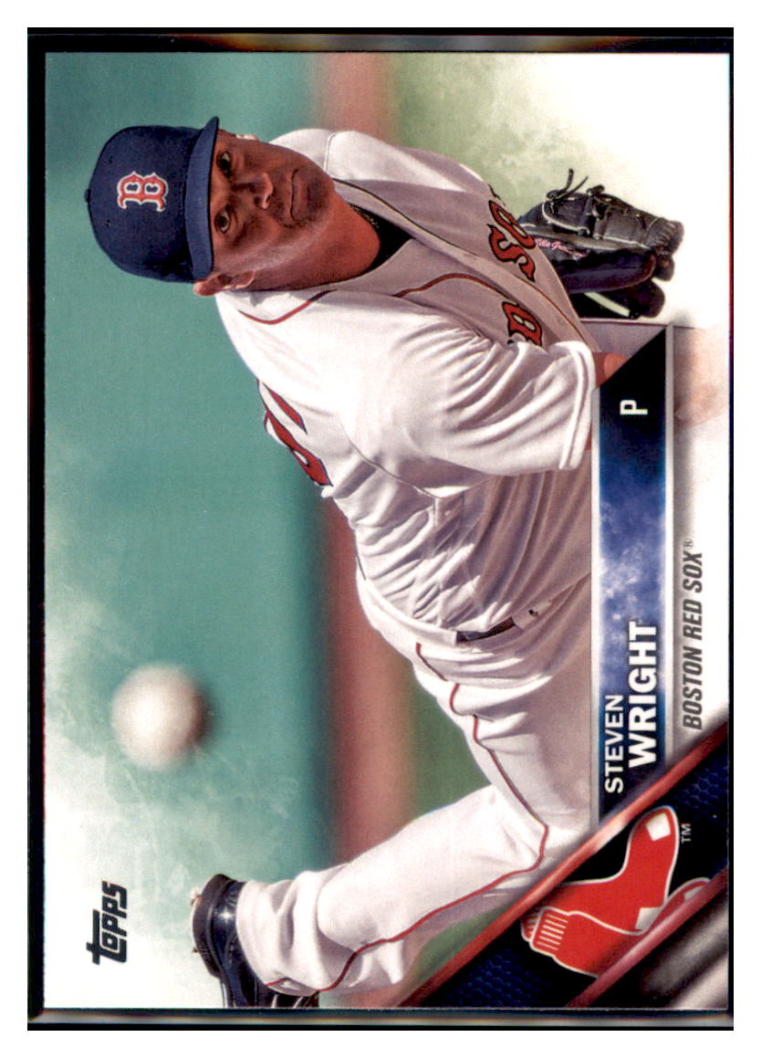 2016 Topps Update Steven Wright Boston Red Sox #US46 Baseball card MATV4 simple Xclusive Collectibles