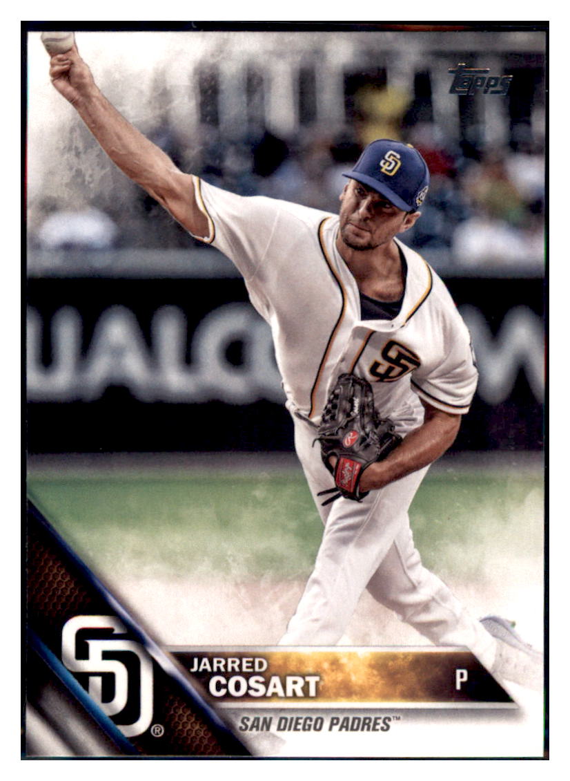 2016 Topps Update Jarred Cosart San Diego Padres #US207 Baseball card MATV4 simple Xclusive Collectibles