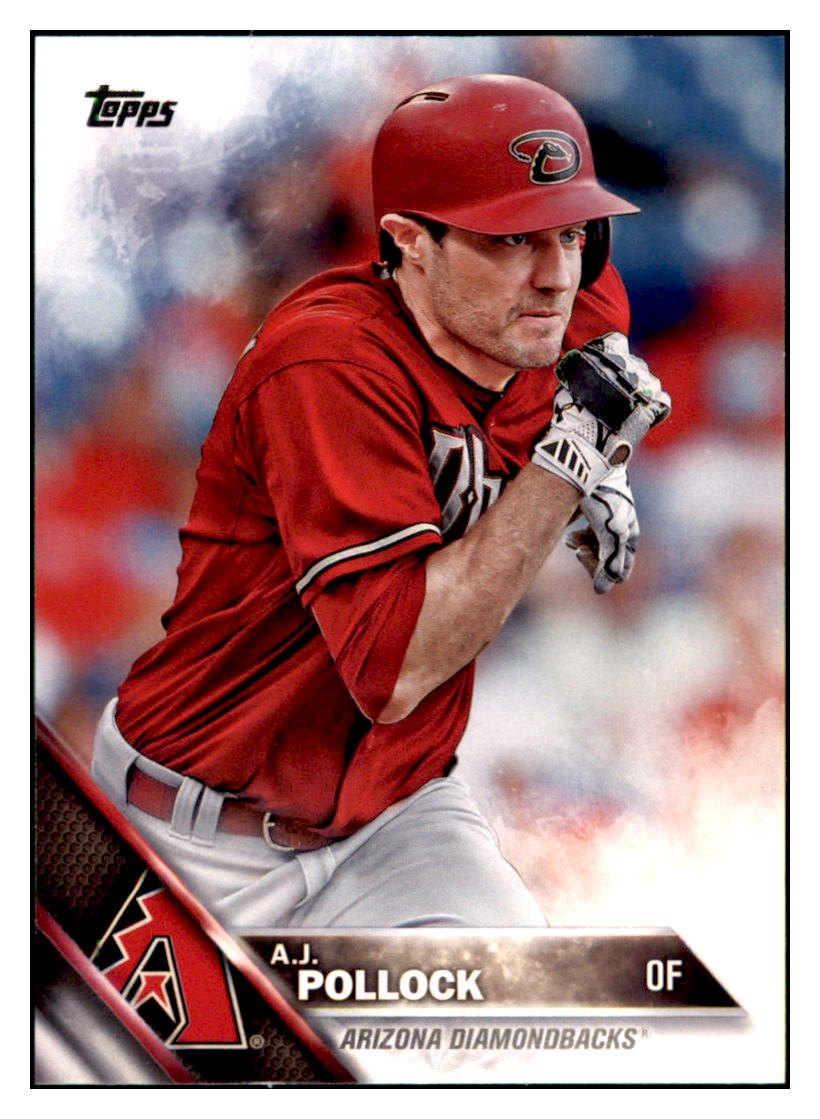 2016 Topps A.J. Pollock  Arizona Diamondbacks #130 Baseball
  card   MATV4 simple Xclusive Collectibles