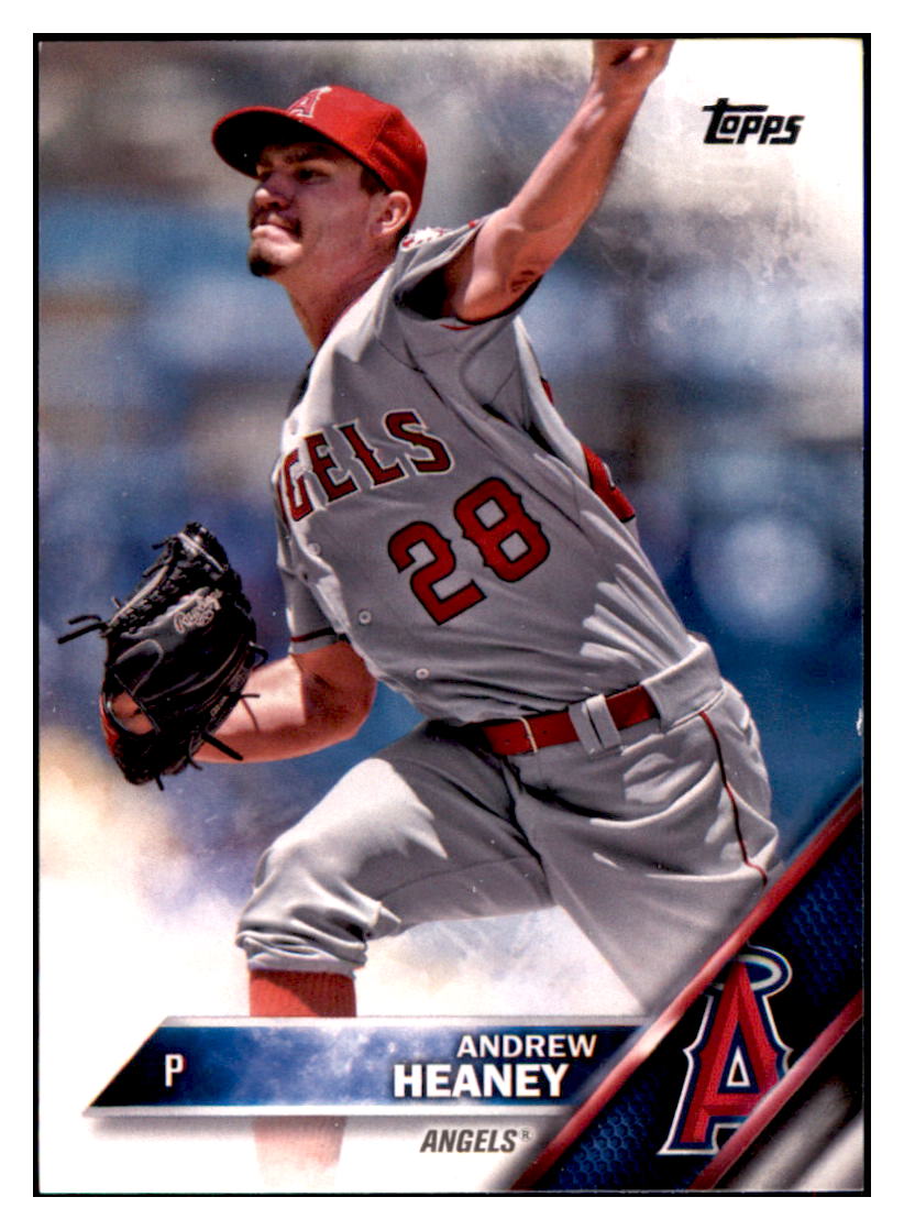 2016 Topps Andrew Heaney  Los Angeles Angels #164 Baseball card   MATV4 simple Xclusive Collectibles   
