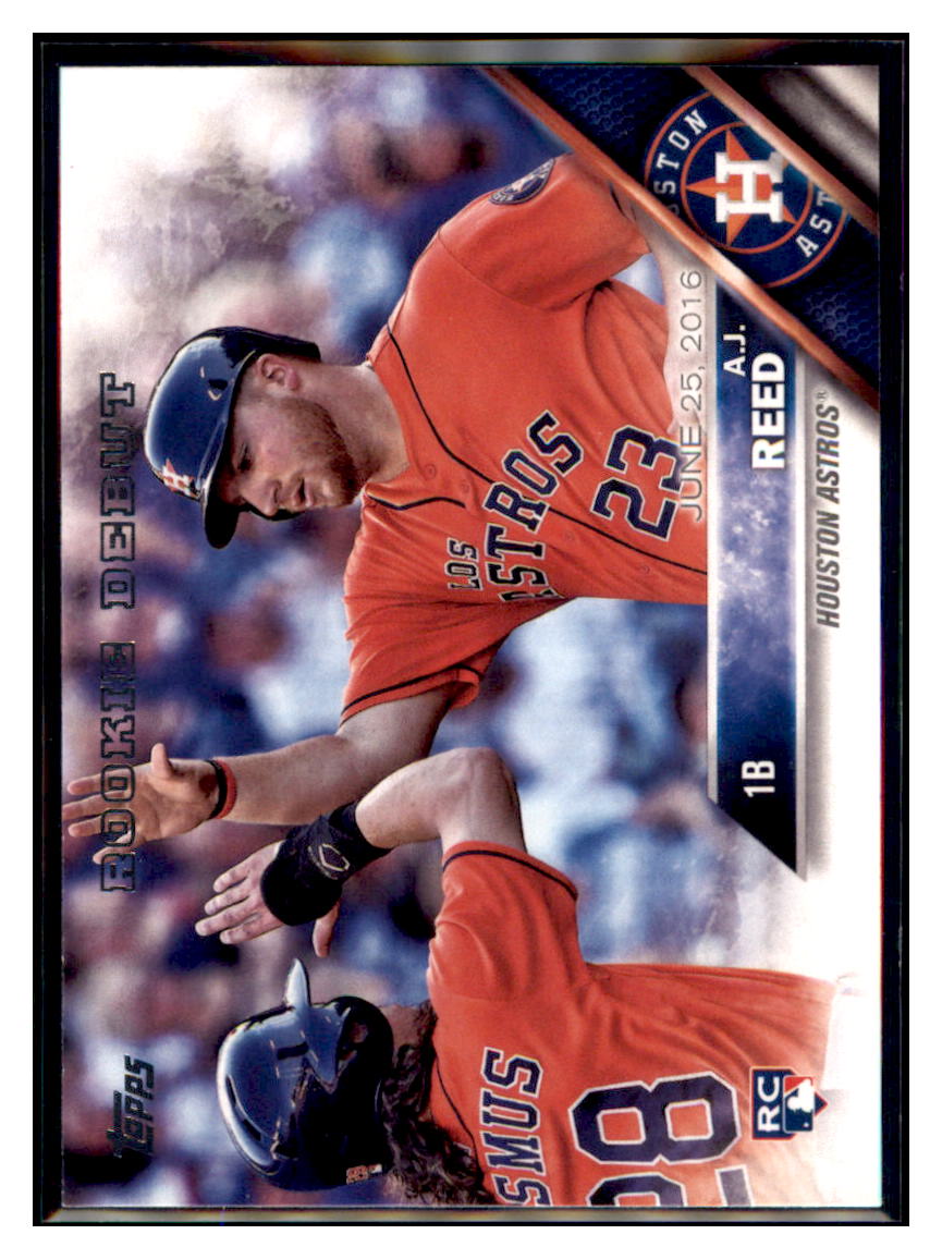 2016 Topps Update A.J. Reed  Houston Astros #US89 Baseball card   MATV4 simple Xclusive Collectibles   