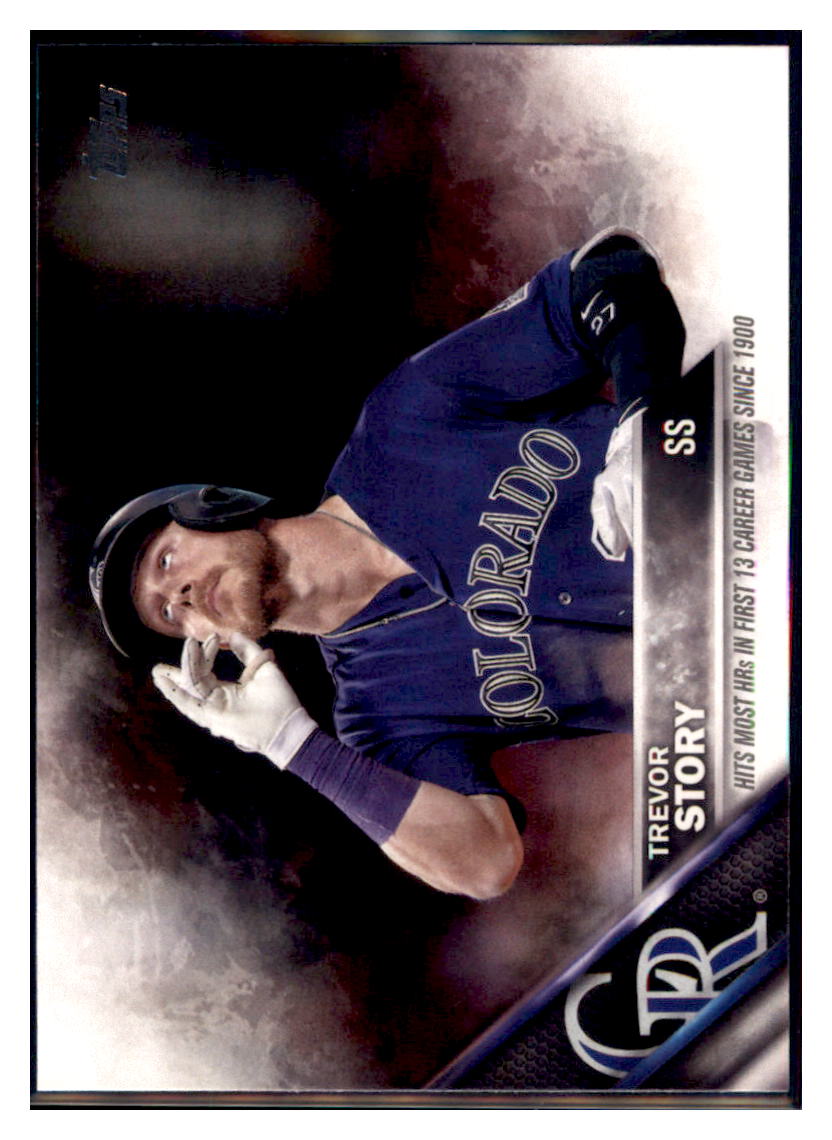 2016 Topps Update Trevor Story  Colorado Rockies #US114 Baseball card   MATV4 simple Xclusive Collectibles   
