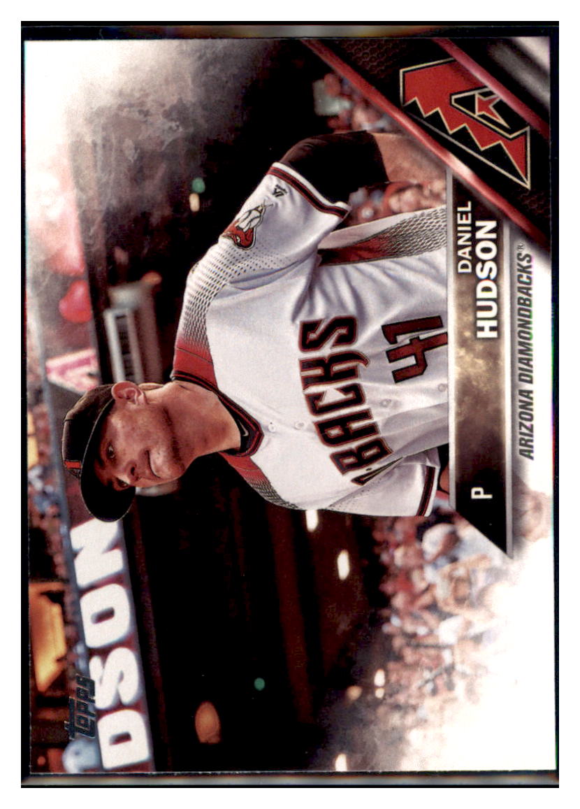 2016 Topps Update Daniel Hudson  Arizona Diamondbacks #US60 Baseball
  card   MATV4 simple Xclusive Collectibles