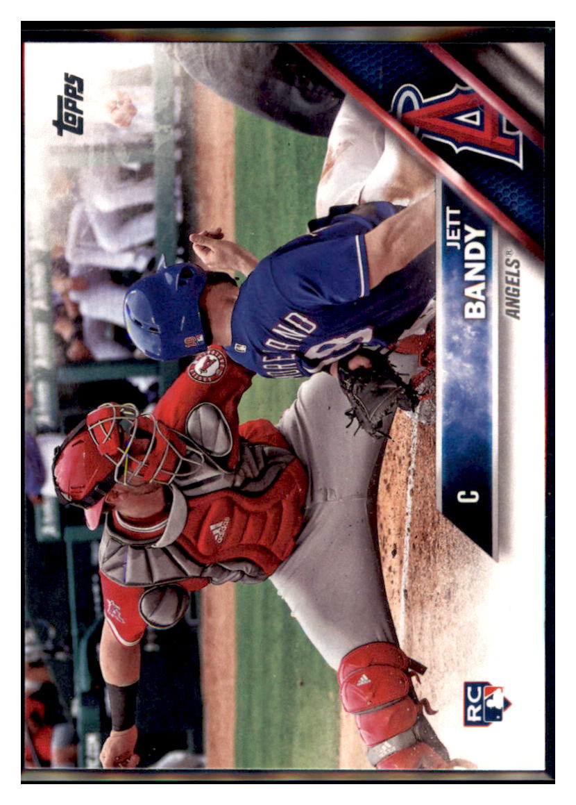 2016 Topps Update Jett Bandy Los Angeles Angels #US24 Rookie Baseball card MATV4 simple Xclusive Collectibles