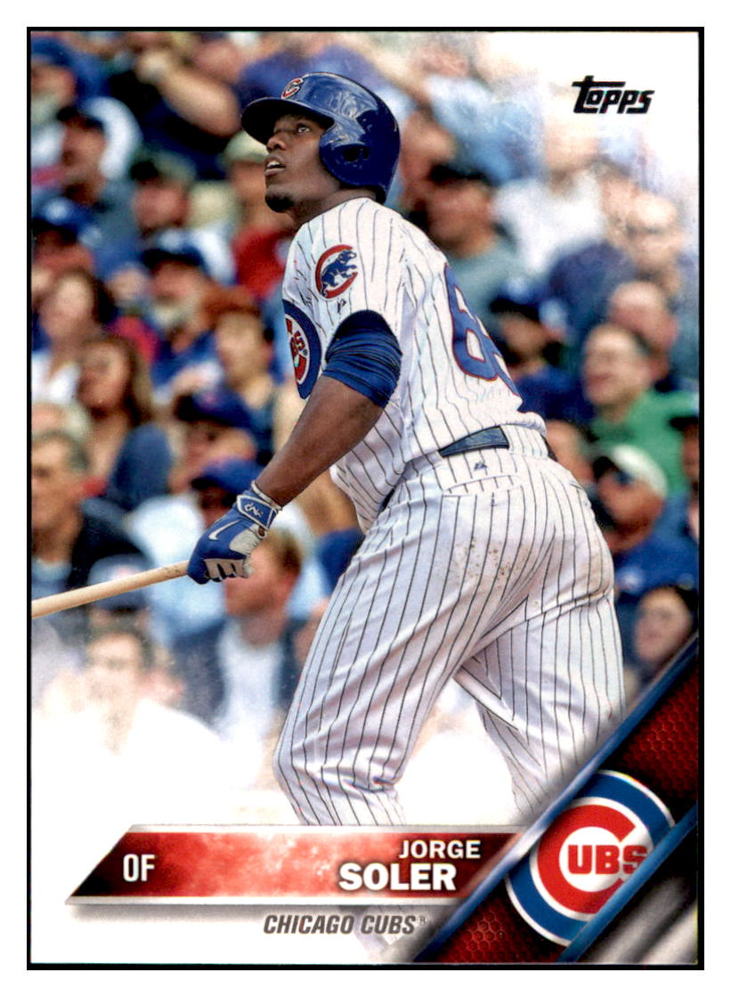2016 Topps Jorge Soler Chicago Cubs #252 Baseball card MATV4 simple Xclusive Collectibles