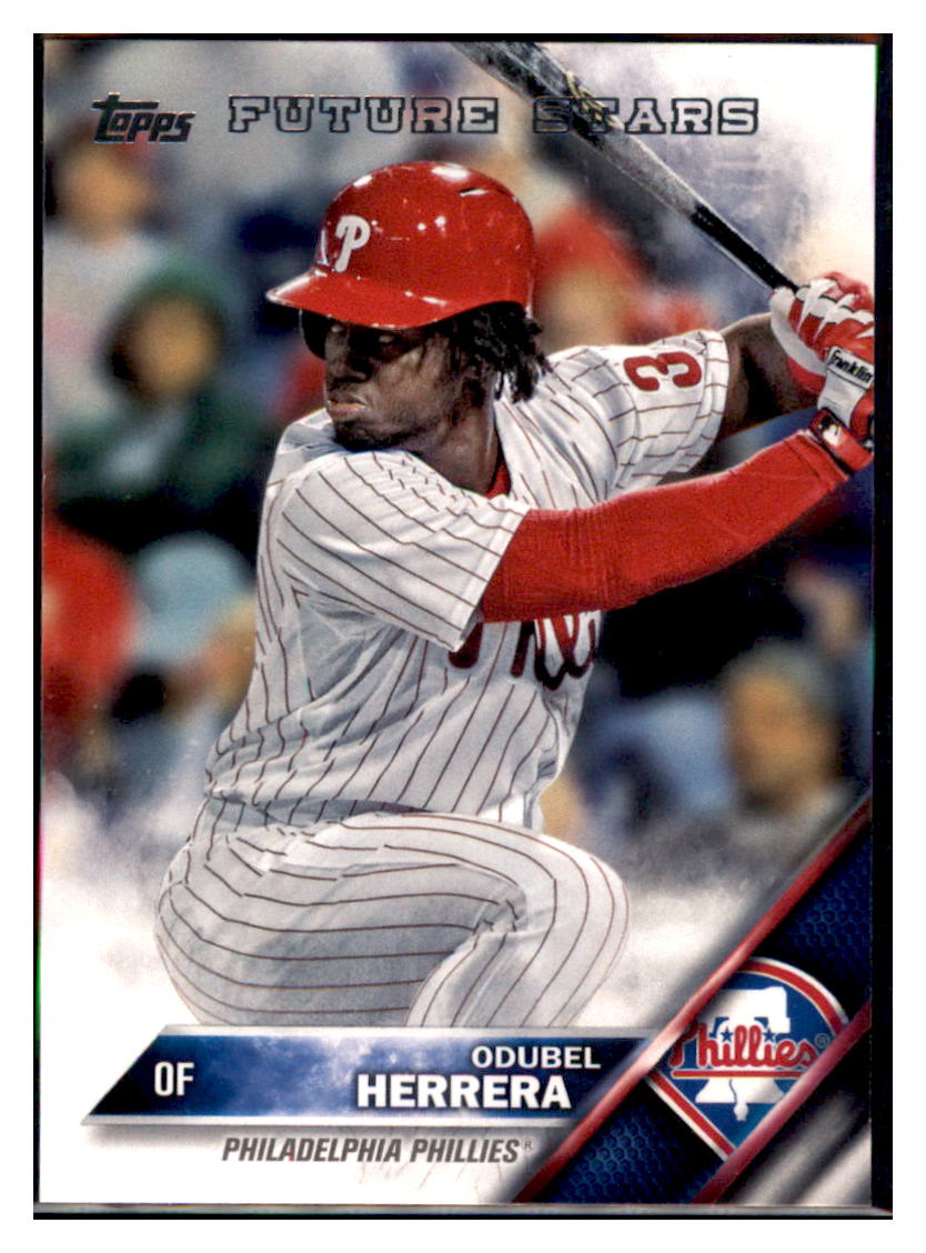 2016 Topps Chrome Odubel Herrera  Philadelphia Phillies #129 Baseball
  card   MATV4 simple Xclusive Collectibles
