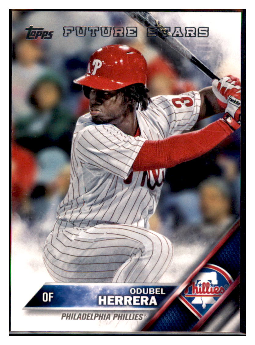 2016 Topps Chrome Odubel Herrera Philadelphia Phillies #129 Baseball card  MATV4